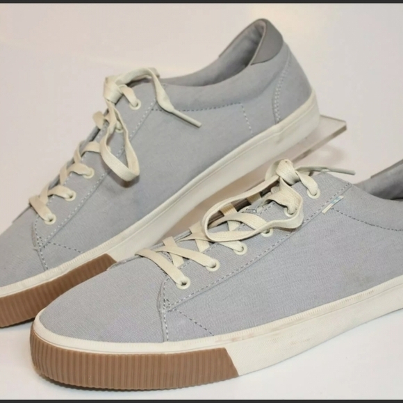 🔹️TOMS🔹️ Carlson  Waterless Dyed Canvas Low Top Sneakers Size 9  Casual Shoes - Picture 1 of 8
